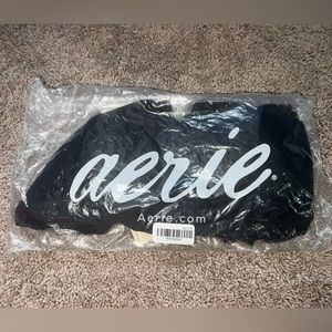 Aerie eyelash lace padded plunge bralette NWT